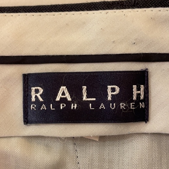 Ralph Ralph Lauren Dark Gray Pleat Front Dress Pants 42 x 32 - Picture 8 of 9